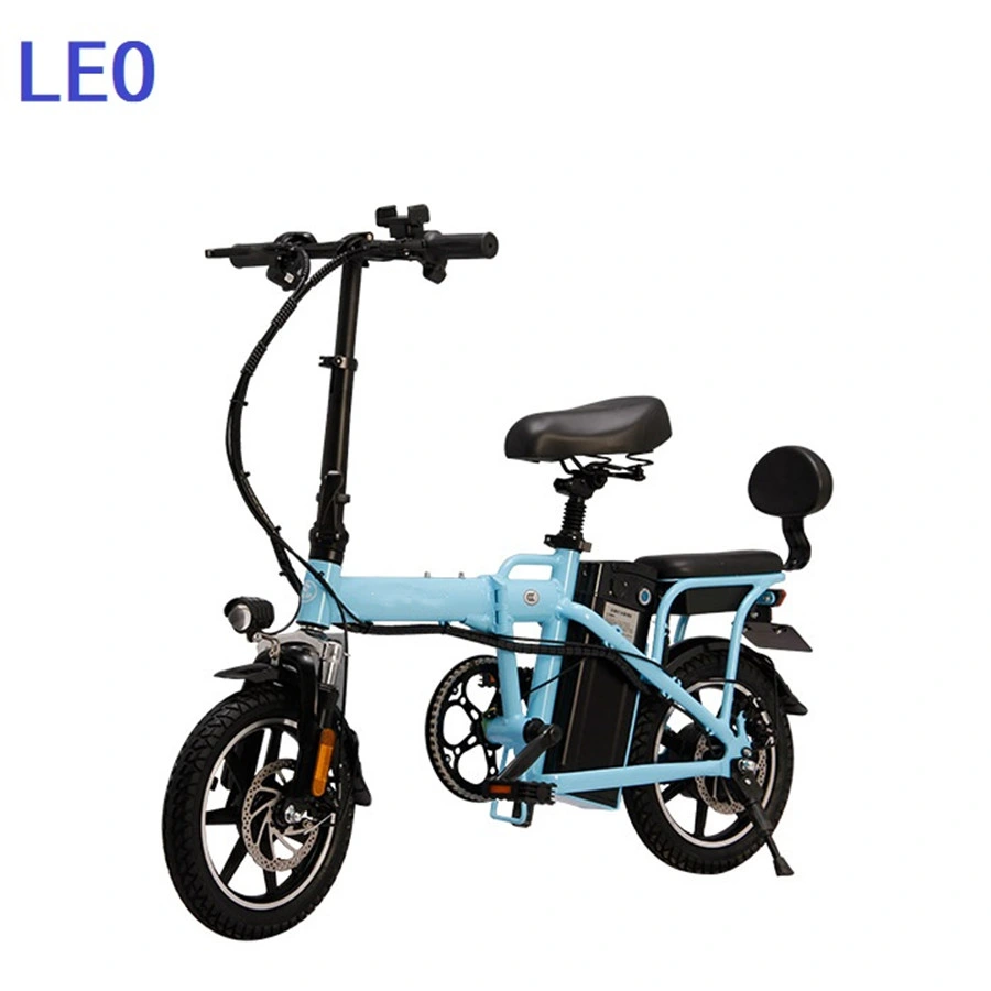 Factory Directly Sell E Scooter 48V 350W Motor New Style Speed E Bikes 14 Inch White Electric City Bike for Women