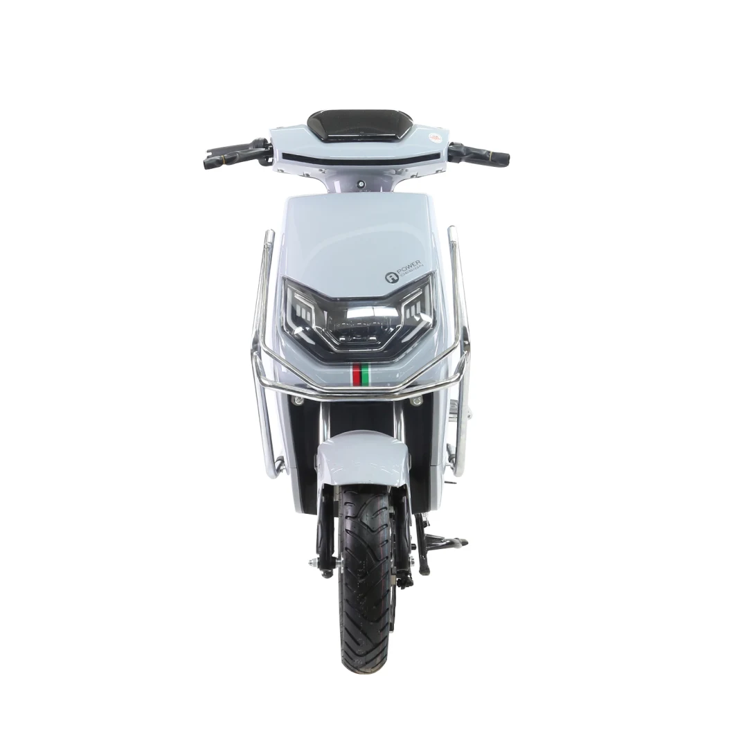 1500W Max Speed 50km/H and Max Range 90km Vespa Two Sets of 70V35ah Low-Carbon Electric Motorcycle Control System LED Light E-Scooter Substantial White