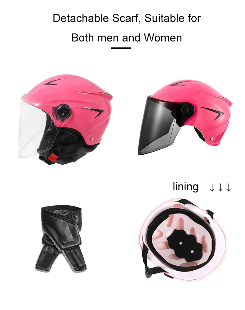 Factor Cheap Price Scooter Helmet Multiple Colors to Choose From Electric Motorcycle Bicycle Riding Helmet Beautiful and Comfortable Lightweight Helmet