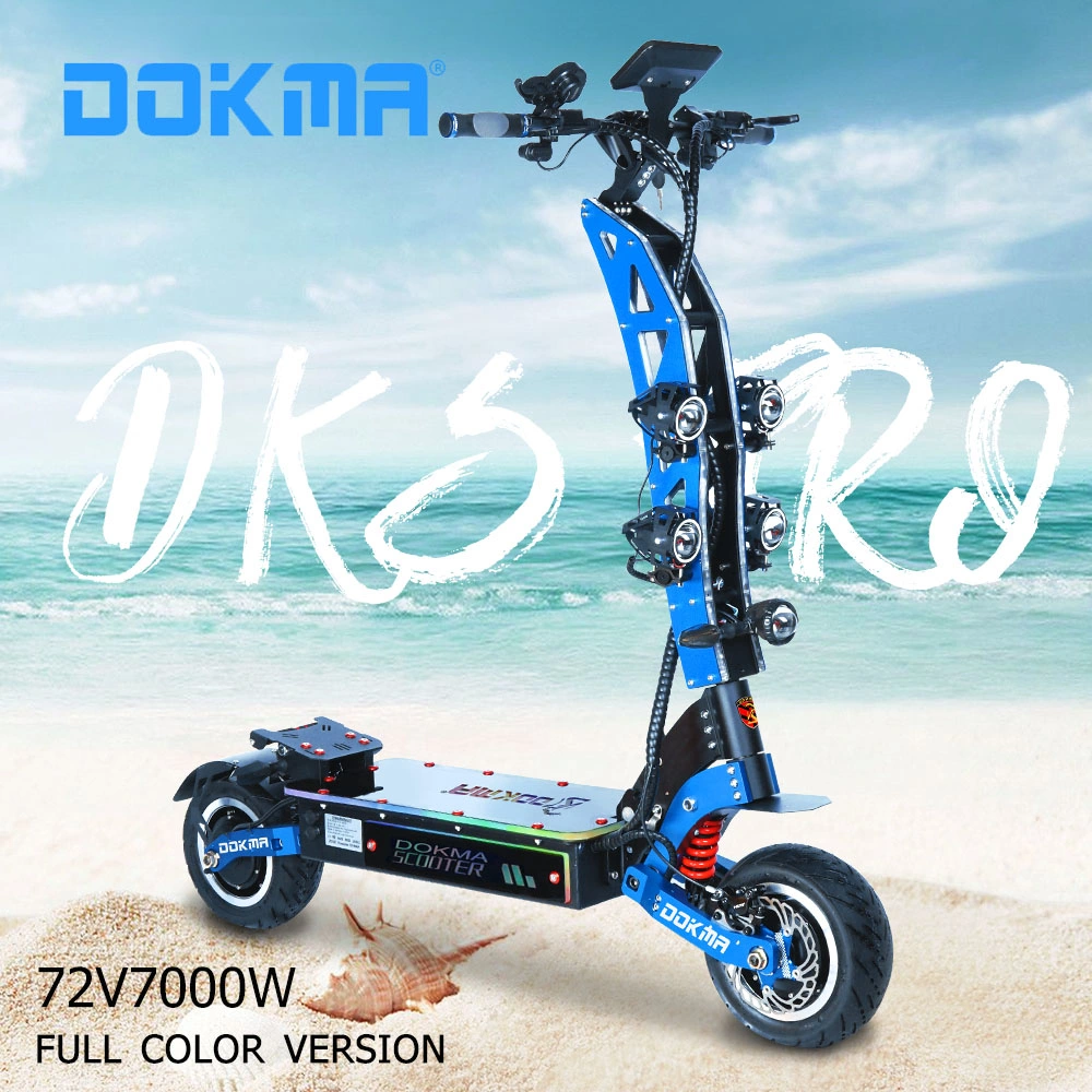 Dokma Dkspro Blue Black Red Sivery Color Designable Lithitm Battery Dual Motor 3000W*2 3500W Electric Scooter for Adult OEM Wholesale