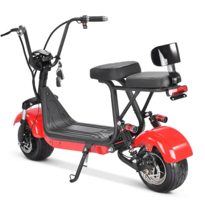 2021 Neuankömmling 48V 12ah Offroad CE-Zulassung Günstiger roter Mini Citycoco, E-Scooter in China